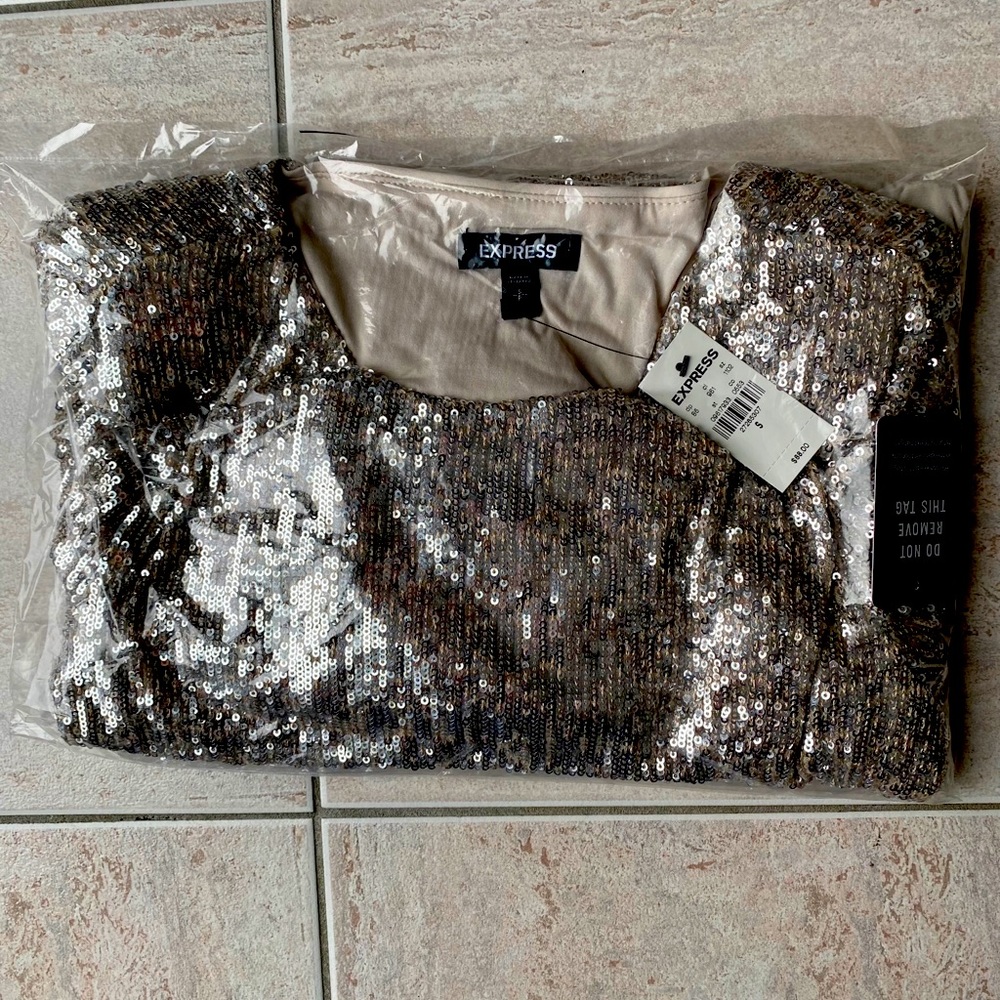 Express Sequin Body Suit